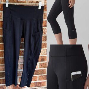 Lululemon Fast & Free Crop  *Nulux 19" EUC